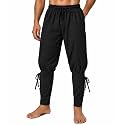 Men's Medieval Renaissance Pirate Pants Viking Ren Faire Costume