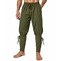 Men's Medieval Renaissance Pirate Pants Viking Ren Faire Costume