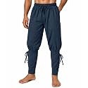 Men's Medieval Renaissance Pirate Pants Viking Ren Faire Costume