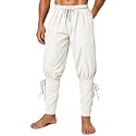 Men's Medieval Renaissance Pirate Pants Viking Ren Faire Costume