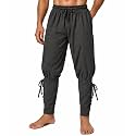 Men's Medieval Renaissance Pirate Pants Viking Ren Faire Costume