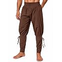 Men's Medieval Renaissance Pirate Pants Viking Ren Faire Costume