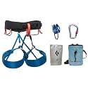 BLACK DIAMOND Men's Momentum Rock Climbing Harness, Adjustable Loops