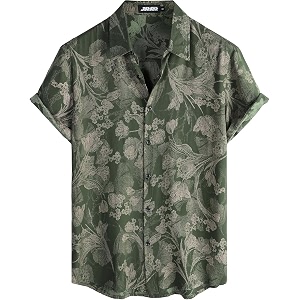 Mens Multi-Coloured Floral Printed Shirt for man