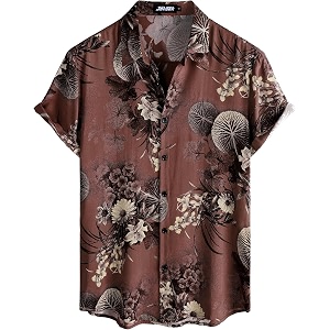 Mens Multi-Coloured Floral Printed Shirt for man
