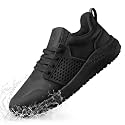 Men's Non Slip Work Shoes Restaurant Waterproof Chef Shoe for Kitchen Hospital Slip-Resistant Air Cushion Sneakers with Easy-Clean Modern Design Breathable Lightweight