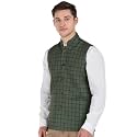 Men39s OLIVE GREEN amp BLACK Checkered Bandhgala