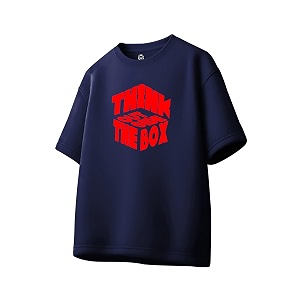 Mens Oversized T-Shirt 100 Cotton Round Neck