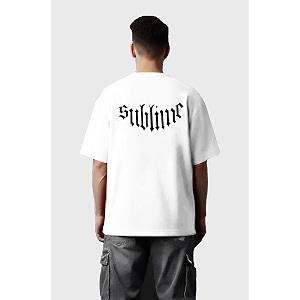Mens Oversized T-Shirt 100 Cotton Round Neck