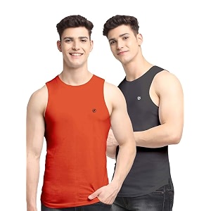 men39s pack of 2 innerwear solid round neck sleeveless side cut vest sando for boy39s - regular fit