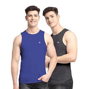 men39s pack of 2 innerwear solid round neck sleeveless side cut vest sando for boy39s - regular fit