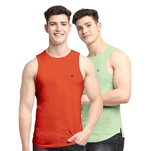 men39s pack of 2 innerwear solid round neck sleeveless side cut vest sando for boy39s - regular fit