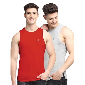 men39s pack of 2 innerwear solid round neck sleeveless side cut vest sando for boy39s - regular fit