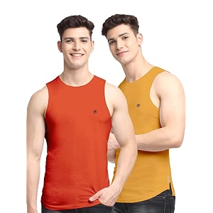 men39s pack of 2 innerwear solid round neck sleeveless side cut vest sando for boy39s - regular fit