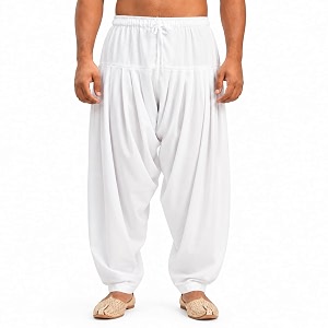 Mens Patiala Pant - Breathable Viscose Rayon