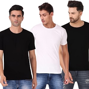 Mens Plain Tshirt Any Time Wear