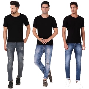 Mens Plain Tshirt Any Time Wear