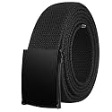 Men's Plus Size Belts 39-75inch Casual Canvas Cloth Fabric Belt for Jeans