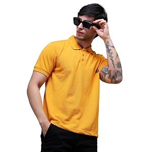 Mens Polo T-Shirt Cotton Casual Comfortable Relaxed