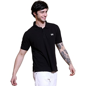 Mens Polo T-Shirt Cotton Casual Comfortable Relaxed