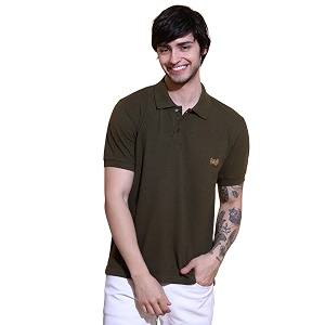Mens Polo T-Shirt Cotton Casual Comfortable Relaxed