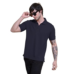 Mens Polo T-Shirt Cotton Casual Comfortable Relaxed