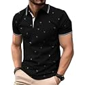 Men39s Polo T-Shirt Grey Short Sleeve Casual