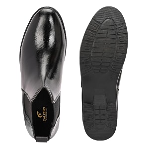 Mens Premium Chelsea Boots Stylish Slip-On Ankle