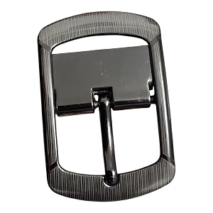 men39s premium metal reversible belt buckle only 40 mm width 15734 inch silver finish industrial grade ribbed texture design formal casual business jeans party everyday wear