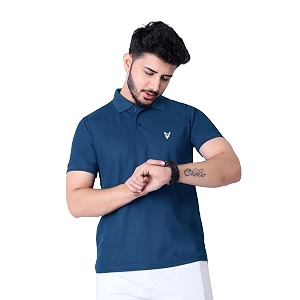 Mens Premium Polo T-Shirt Classic Collar