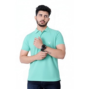 Mens Premium Polo T-Shirt Classic Collar