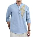 Men39s Printed Cotton Blend Short Kurta 