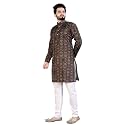 Men39s Printed Cotton Kurta