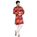 Men39s Printed Cotton Kurta