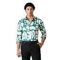 Men39s Printed Regular Fit Full Sleeves Cotton