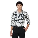 Men39s Printed Regular Fit Full Sleeves Cotton