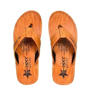Mens Printed Synthetic Flip Flops Slippers Comfortable