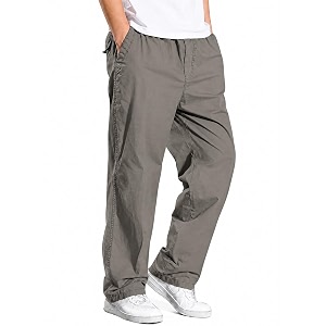 Mens Pure Cotton Cargo Pants Regular
