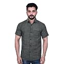 Men39s Pure Khadi Cotton Half Sleeves Solid