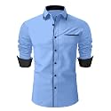 Men39s Regular Fit Casual Shirt Solid Pattern