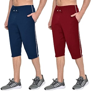 Mens Regular Fit Cotton Three by Fourth