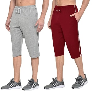 Mens Regular Fit Cotton Three by Fourth