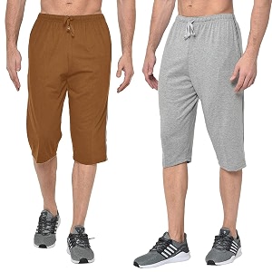 Mens Regular Fit Cotton Three by Fourth