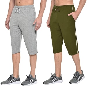 Mens Regular Fit Cotton Three by Fourth