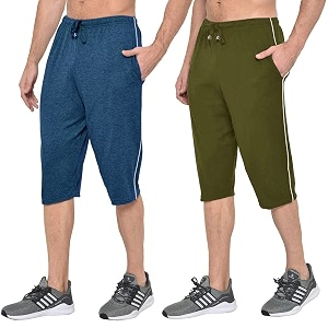 Mens Regular Fit Cotton Three by Fourth