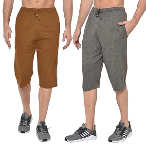 Mens Regular Fit Cotton Three by Fourth