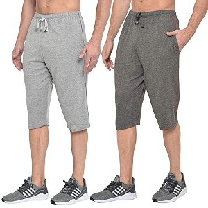 Mens Regular Fit Cotton Three by Fourth