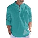 Men39s Regular Fit Cotton Blend Casual Kurta