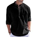 Men39s Regular Fit Cotton Blend Casual Kurta