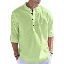 Men39s Regular Fit Cotton Blend Casual Kurta